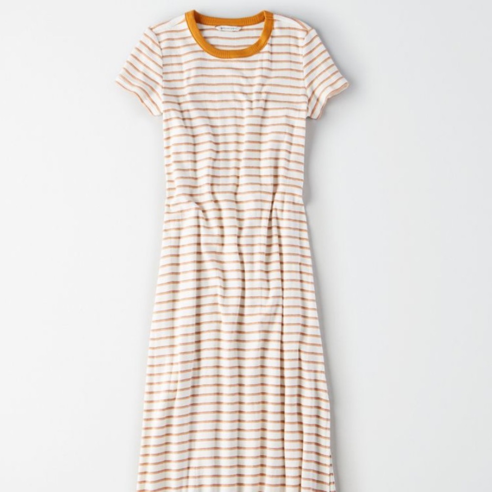 American Eagle Slit Midi Dress